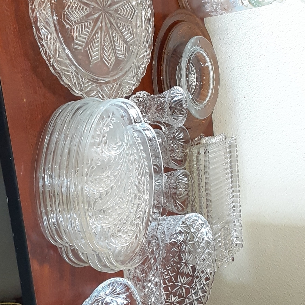 Crystal glass set